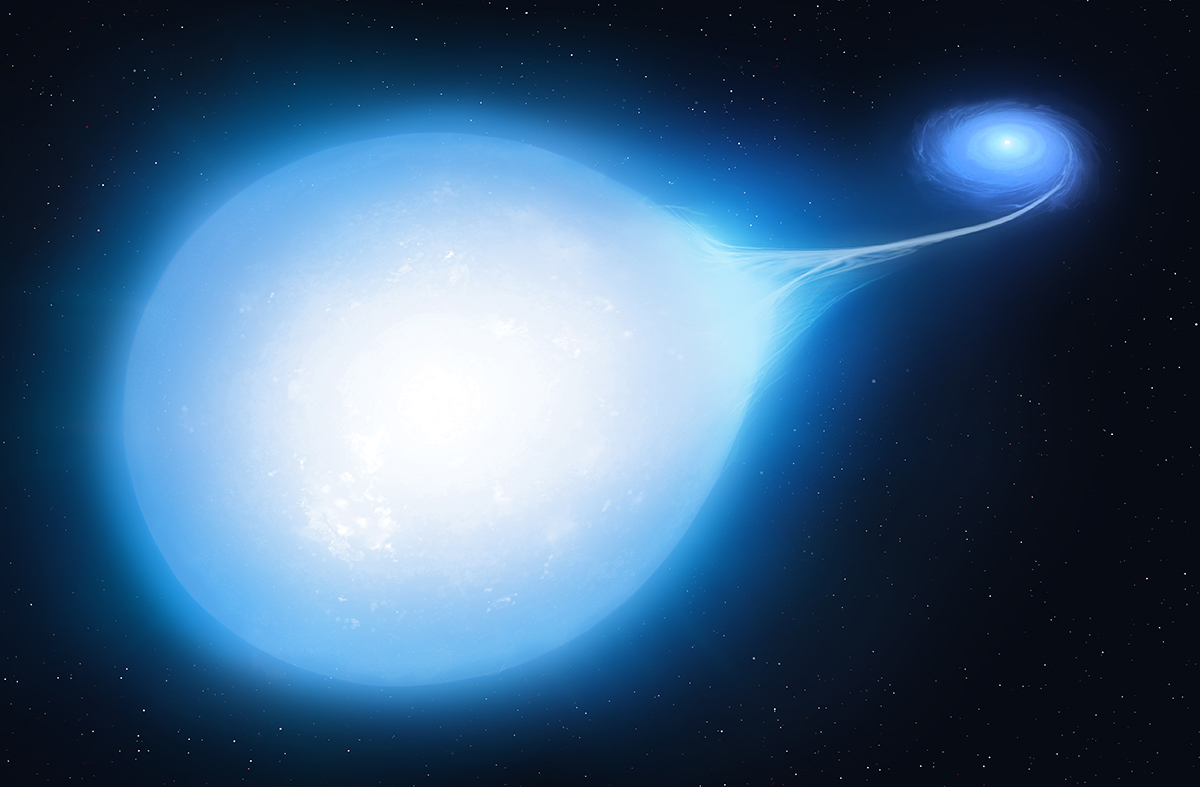 Artist's Impression of a Binary